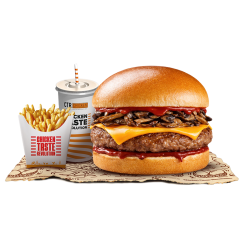 Mushroom Burger Menu