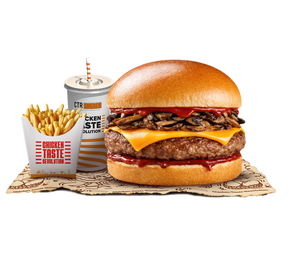 Mushroom Burger Menu