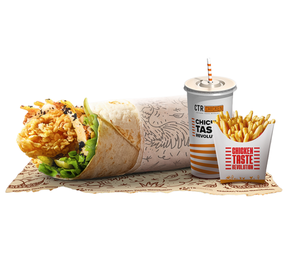 Garlic Tornado Wrap Menu